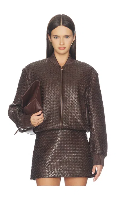 Lamarque Marley Jacket In Dark Brown