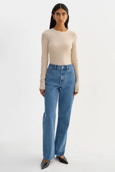 Lamarque Medora Long Sleeve Top In Blue