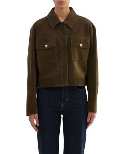 Lamarque Merida Suede Jacket In Multi
