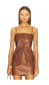Lamarque Milana Top In Brown
