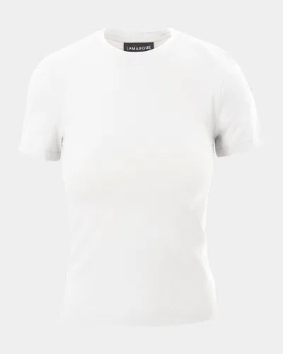 Lamarque Moa Crewneck T-shirt In White