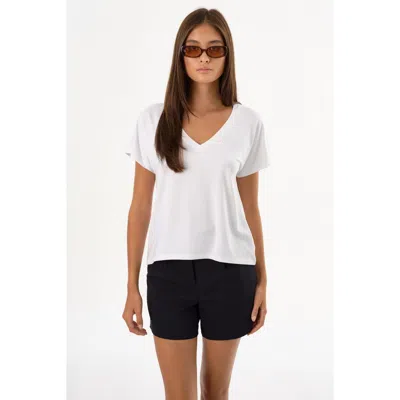 LAMARQUE LAMARQUE NEREA | JERSEY V NECK TEE