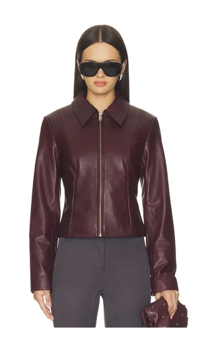 Lamarque Oceana Jacket In Wine