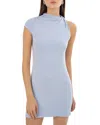Lamarque One Shoulder Mini Dress In Cool Blue