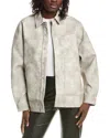 Lamarque Oversized Jacket In Gray