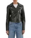 Lamarque Pascale Faux Leather Moto Jacket In Black