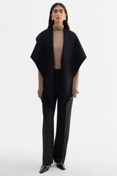 Lamarque Penelope Double Face Wool Coat In Multi