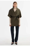 Lamarque Penelope | Double Face Wool Coat In Green