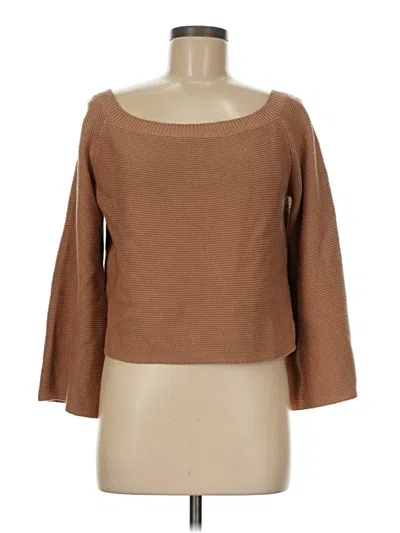 Pre-owned Lamarque Pullover Sweater In Brown