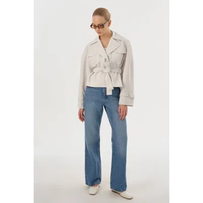 Lamarque Quinn | Cropped Trench Coat In Neutral