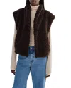Lamarque Reversible Vest In Brown