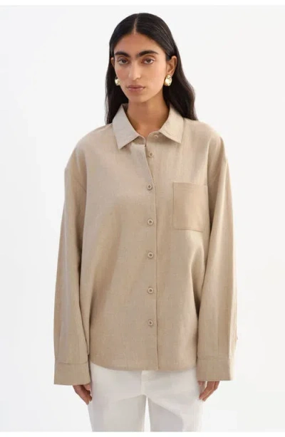 Lamarque Ruby | Linen Shirt In Neutral