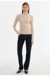 Lamarque Sadie | Long Sleeve Mockneck Top In Neutral