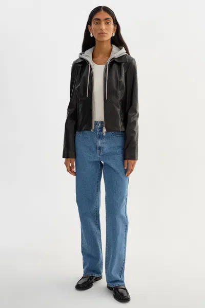 Lamarque Sally Leather Biker Jacket