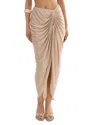 Lamarque Sanna Draped Maxi Skirt In Neutral