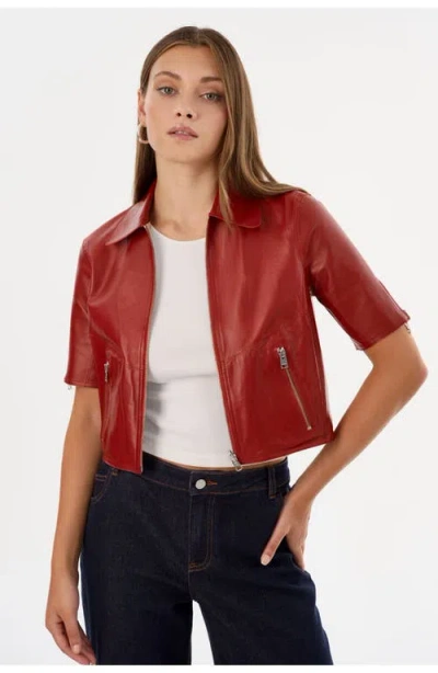 LAMARQUE LAMARQUE SEVANA | REVERSIBLE LEATHER JACKET