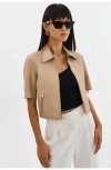 Lamarque Sevana | Reversible Leather Jacket In Neutral