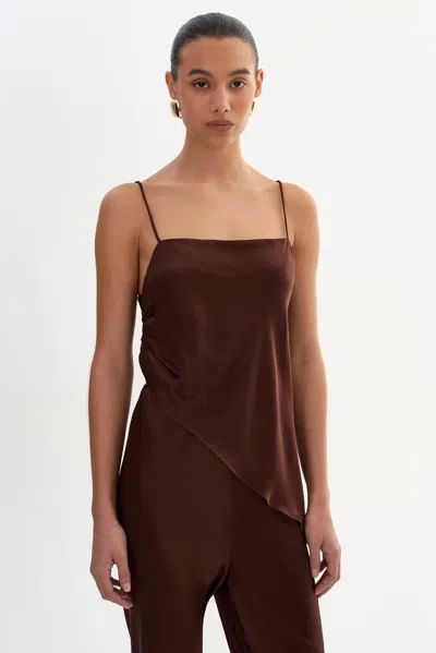 Lamarque Solange Asymmetric Satin Cami