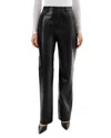 Lamarque Straight Leg Pants In Black