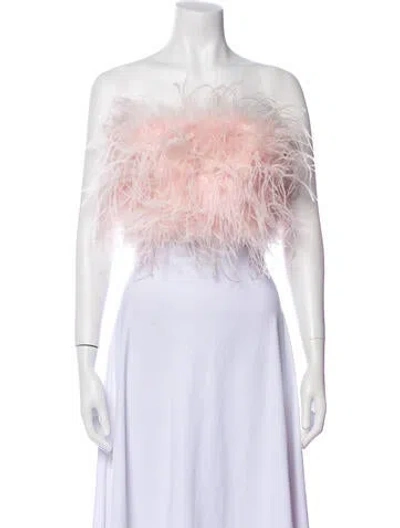 Pre-owned Lamarque Strapless Crop Top In Multi