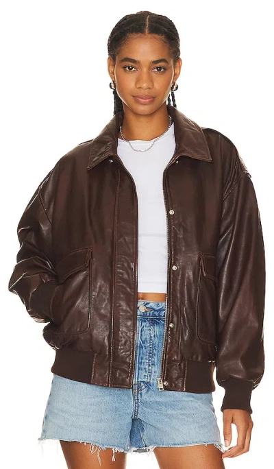 Lamarque Tatum Jacket In Chocolate
