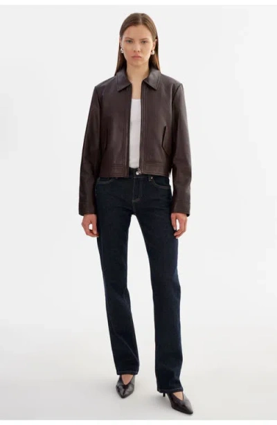Lamarque Tess | Leather Jacket In Brown