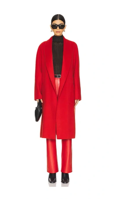 Lamarque Thara Coat In Crimson