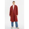 Lamarque Thara | Shawl Collar Wool Coat In Multi