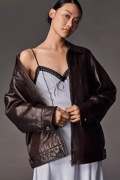 Lamarque Theia Jacket In Brown