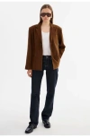 Lamarque Tori | Suede Blazer Jacket In Brown