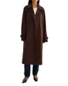 Lamarque Trench Coat In Brown