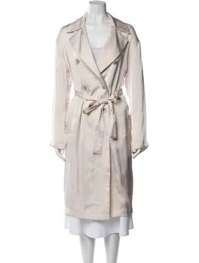 Pre-owned Lamarque Trench Coat In Neutrals
