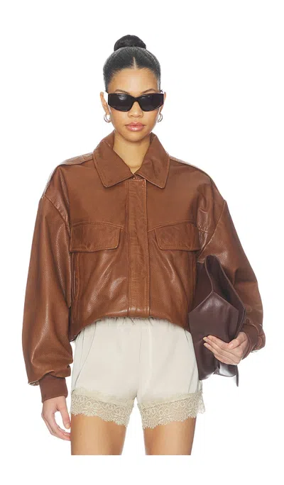 Lamarque Trevanna Jacket In Brown