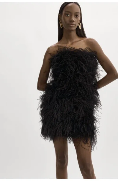 Lamarque Triana | Feather Dress In Black