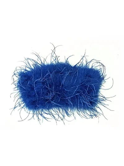 Pre-owned Lamarque Tube Top Blue Strapless Neckline Tops