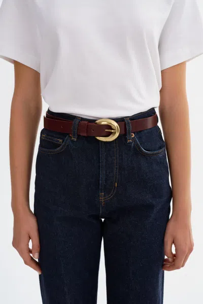 Lamarque Valencia Gold Buckle Belt