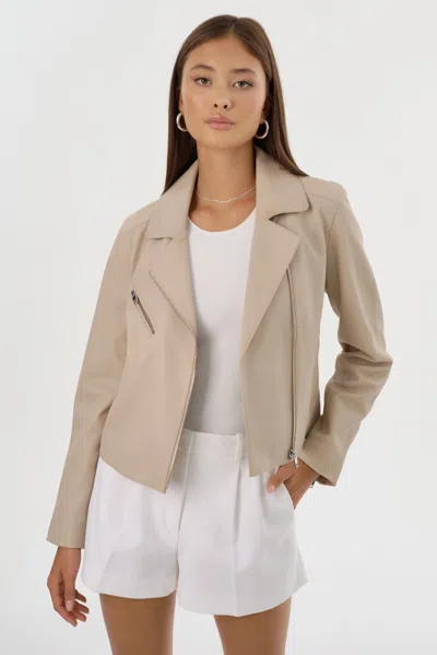 Lamarque Valeria Leather Biker Jacket