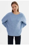 Lamarque Vera | Boxy Wool Sweater In Blue