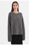 Lamarque Vera | Boxy Wool Sweater In Gray