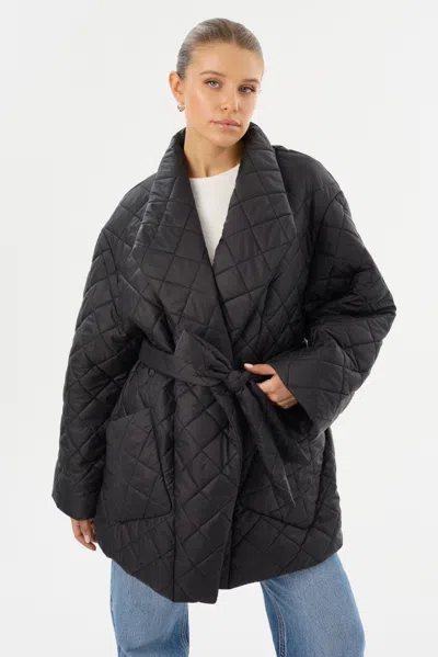 Lamarque Verica Quilted Jacket In Black