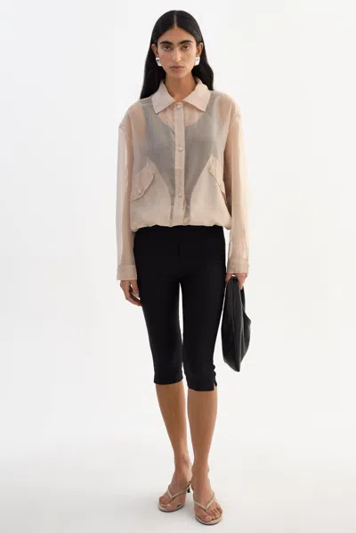 Lamarque Verma Sheer Organza Jacket In Pink