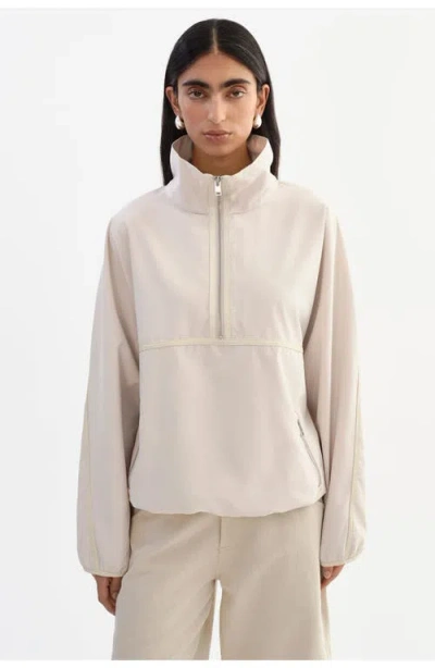 Lamarque Weslee | Half-zip Pullover Jacket In White