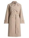 Lamarque Oversized Trench Coat In Neutral