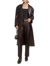 Lamarque Oversized Coat In Brown