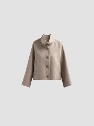 Lamarque Women's Mckenna Wool Jacket In Green
