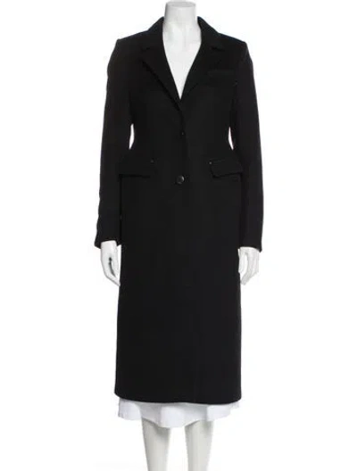 Pre-owned Lamarque Wool Coat In Black
