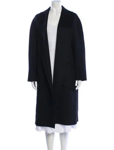 Pre-owned Lamarque Wool Coat In Blue
