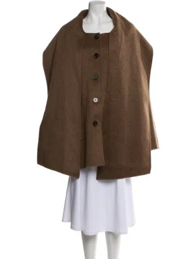 Pre-owned Lamarque Wool Coat In Brown