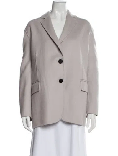 Pre-owned Lamarque Wool Coat In Gray