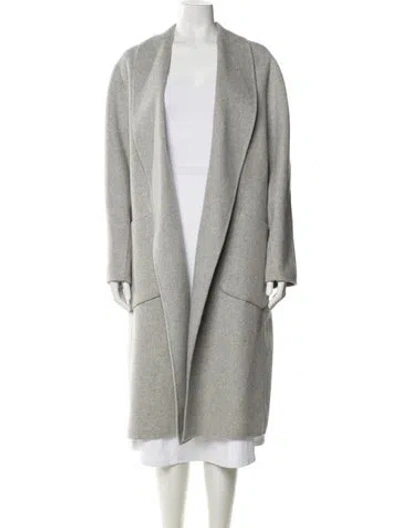 Pre-owned Lamarque Wool Coat In Gray